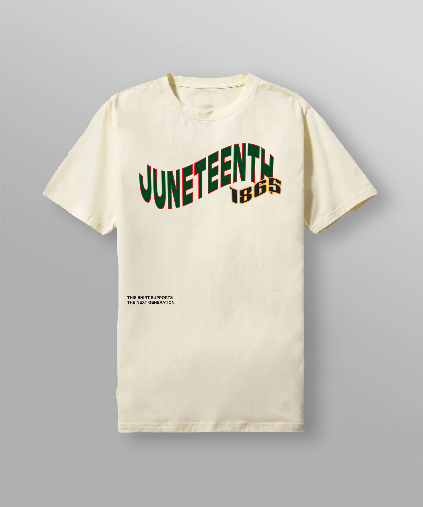JUNETEENTH TEE - BONE