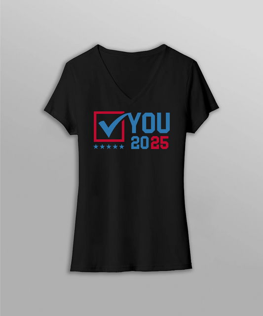 YOU 2025  V-NECK WOMEN'S TEE