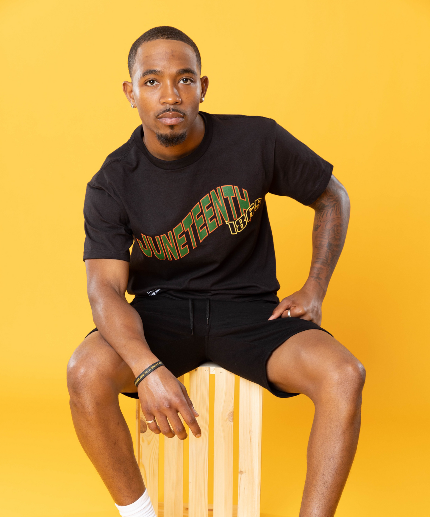 JUNETEENTH TEE - BLACK