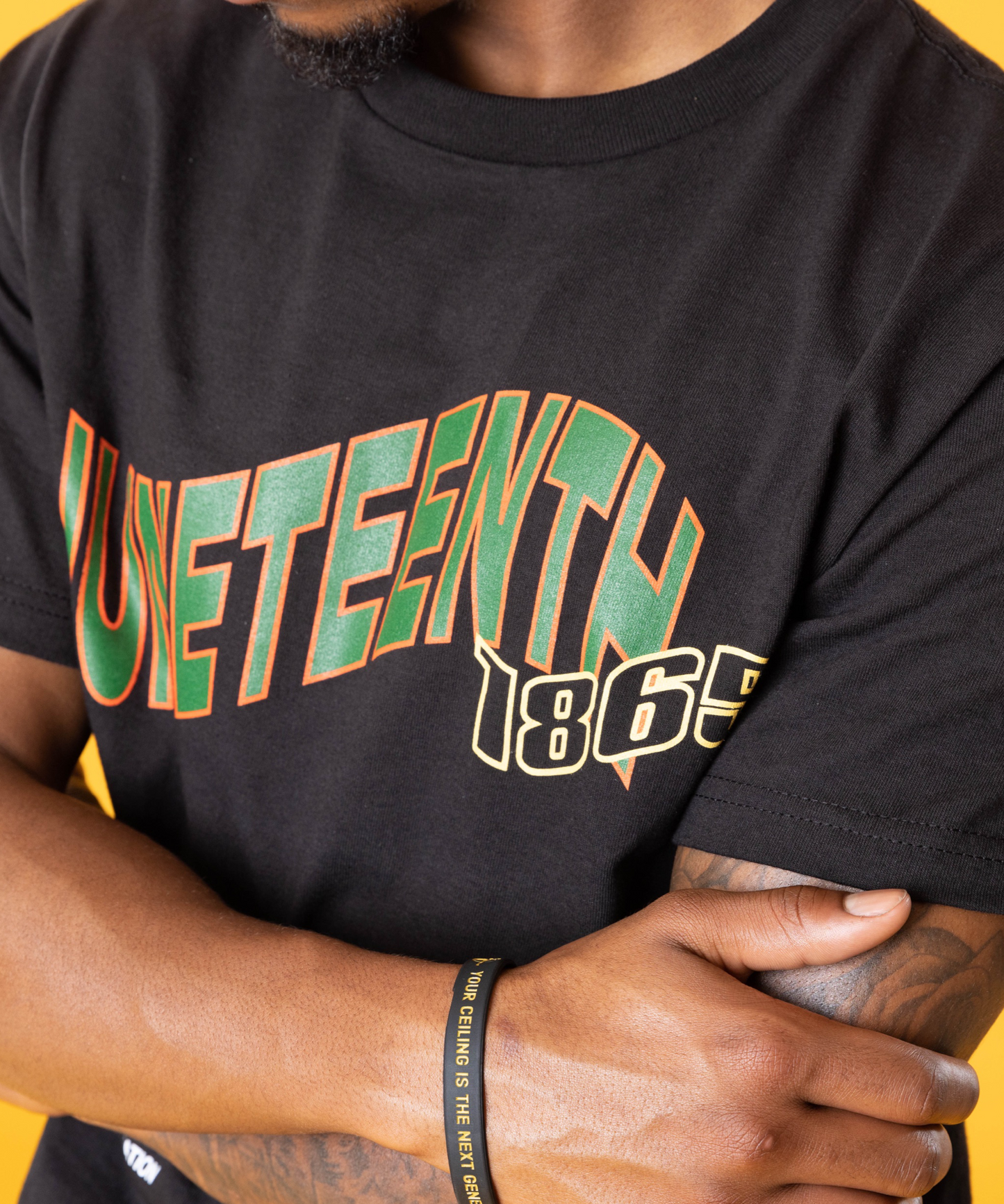 JUNETEENTH TEE - BLACK