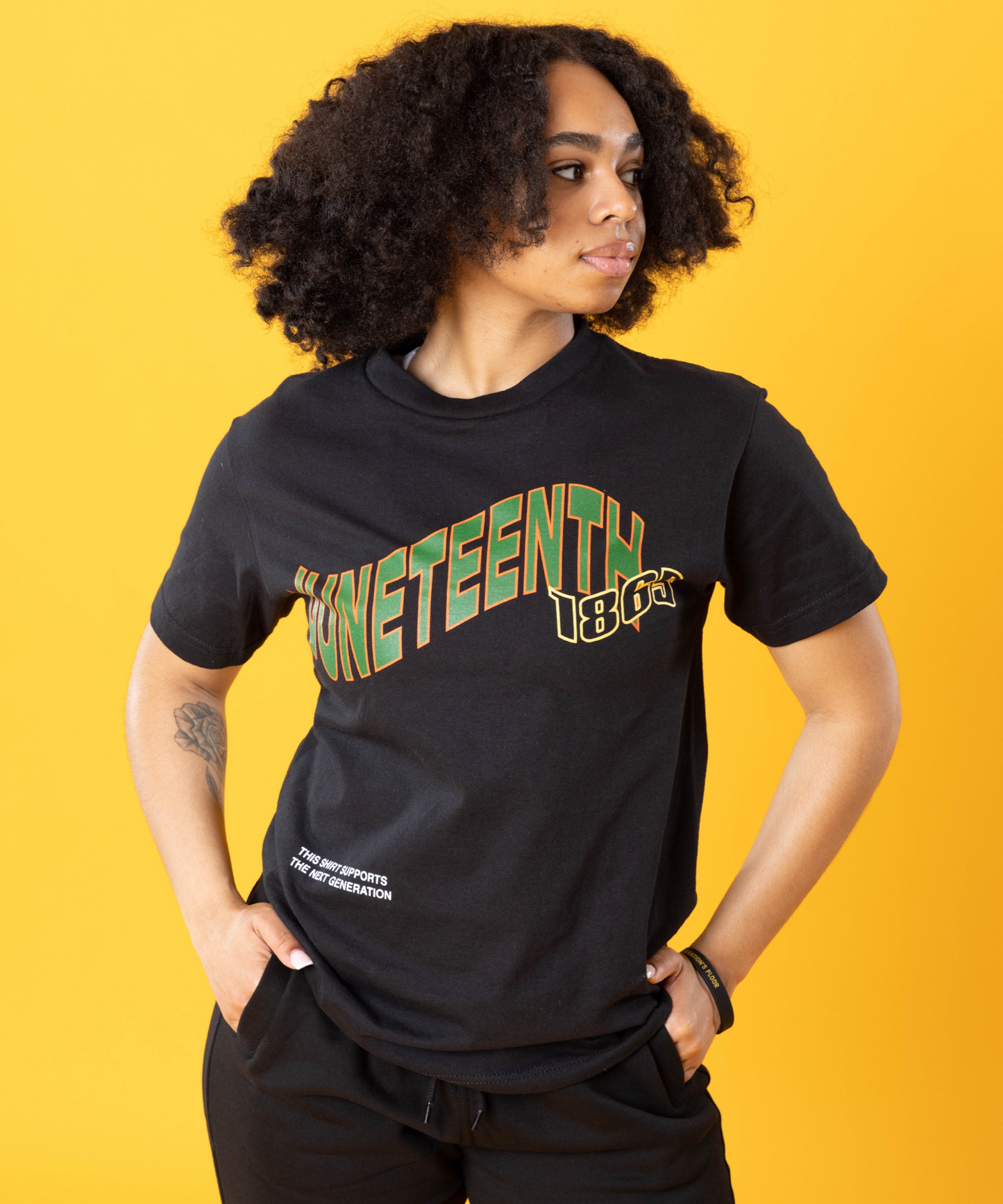 JUNETEENTH TEE - BLACK