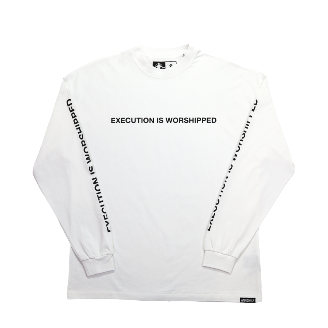 Execution Is Worshipped Long Sleeve - White