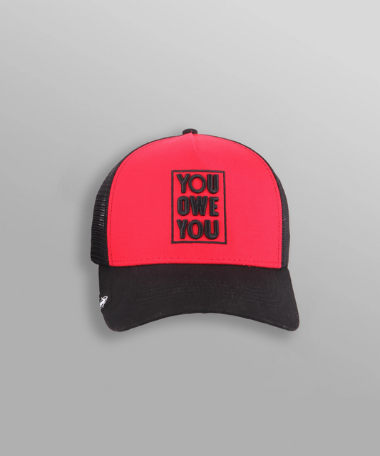 You Owe You Red Trucker Hat